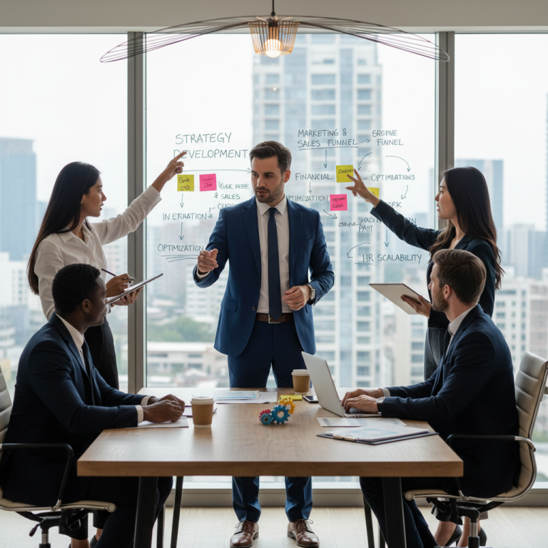 פיתוח אסטרטגיית צמיחה: איך בונים תכנית שמתרגמת חזון לתוצאות בפועל
